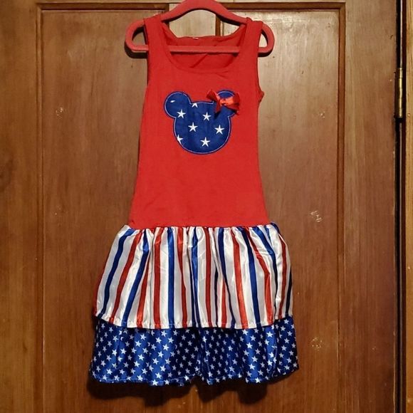Other - NEW Patriotic Red Mouse Ears Dress